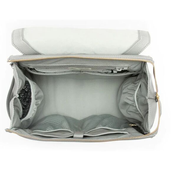 Freshly Picked Classic Diaper Bag II Stone 3-1 NWT HTF - Picture 3 of 7